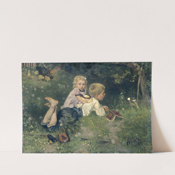 The Butterflies by August Allebé