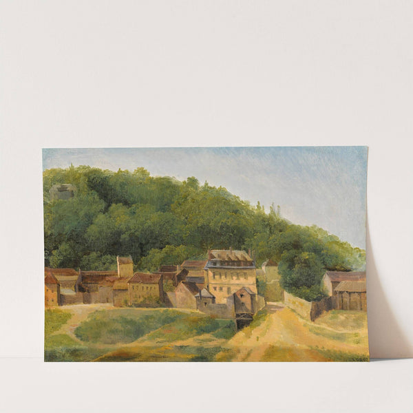 The Cabassud Houses, Ville-D'avray by Jean-Baptiste-Camille Corot