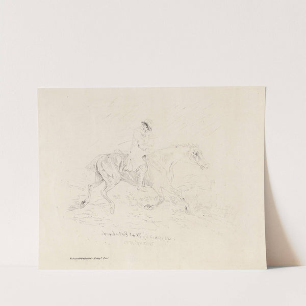 The Cadger's Trot (first State) by Thomas Bewick