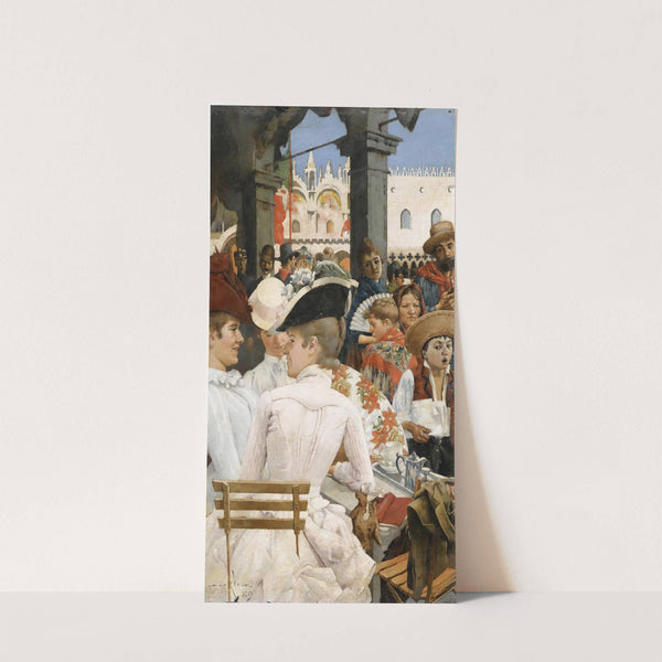 The Cafe, St. Mark's Square, Venice by Oscar Wilson
