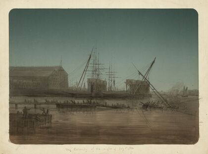 The calamity of the night of July 1st (1856)