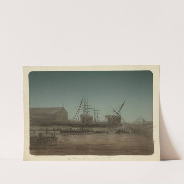 The calamity of the night of July 1st (1856) by James Fuller Queen