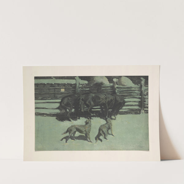 The call for help (1910) by Frederic Remington