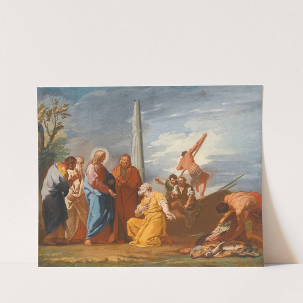 The Calling Of Saint Peter by Venetian School