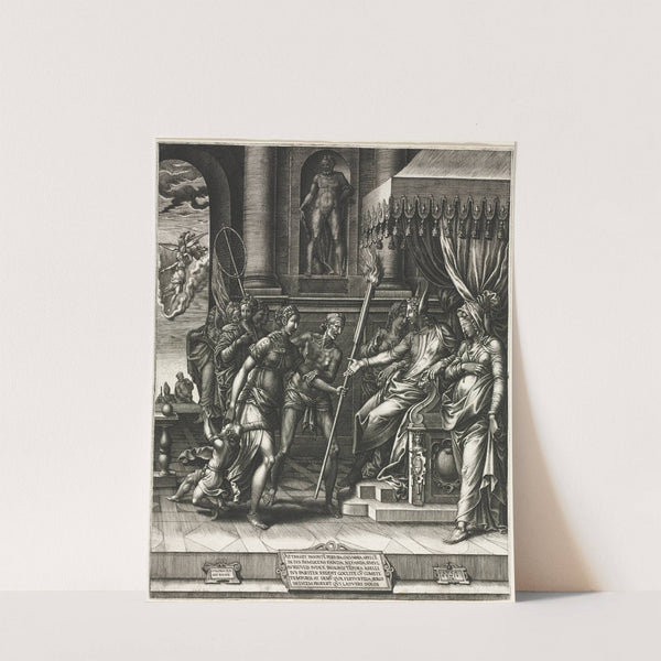 The Calumny of Apelles (1560) by Giorgio Ghisi