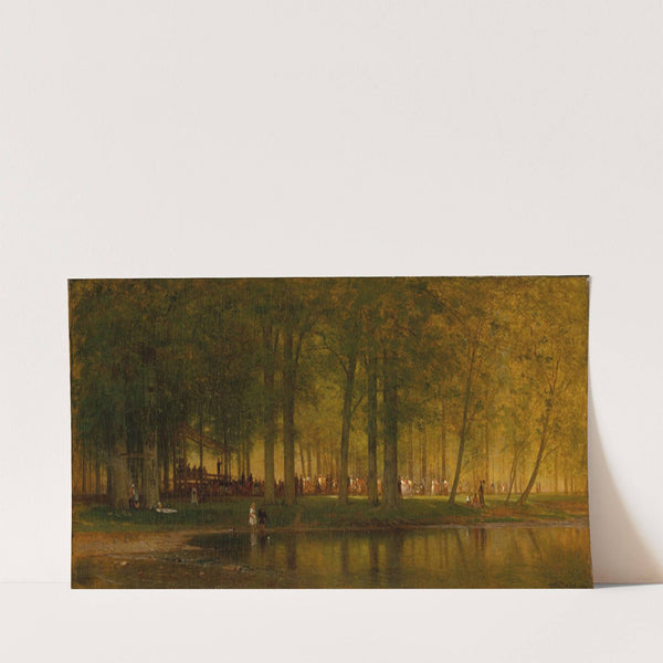 The Camp Meeting (1874) by Worthington Whittredge