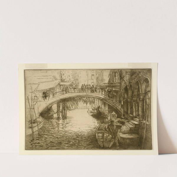 The Canal Life, Venice (1926) by Donald Shaw MacLaughlan