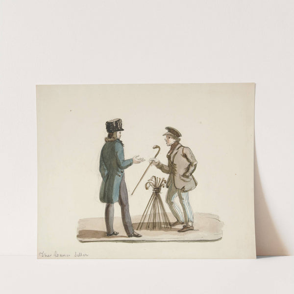 The Cane Seller by Nicolino Calyo