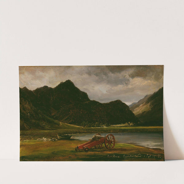 The Cannon at Derwentwater by Thomas Fearnley