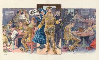 The canteen or the dive – in the name of decency and common sense, which is best for the American soldier