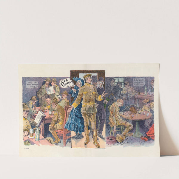 The canteen or the dive - in the name of decency and common sense, which is best for the American soldier by Will Crawford