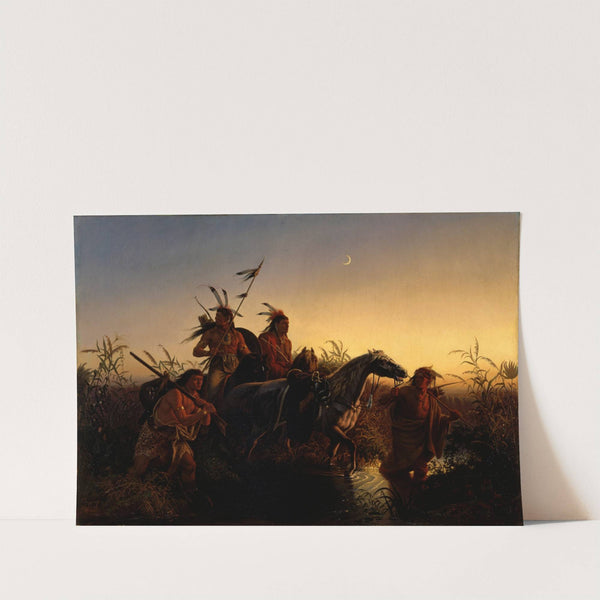 The Captive Charger (1854) by Charles Ferdinand Wimar