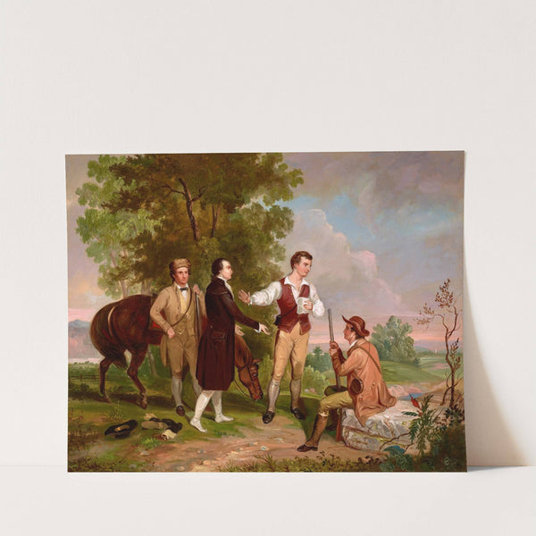 The Capture of Major André (1845) by Asher Brown Durand