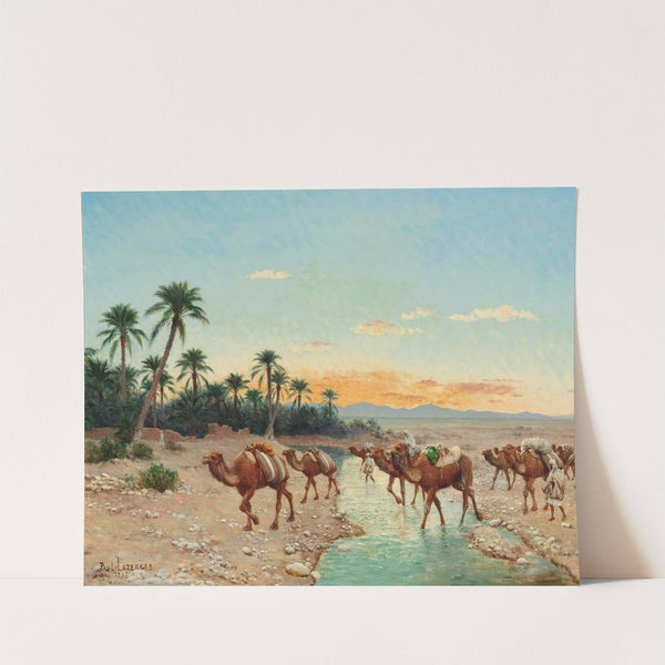 The Caravan (1898) by Jean Baptiste Paul Lazerges