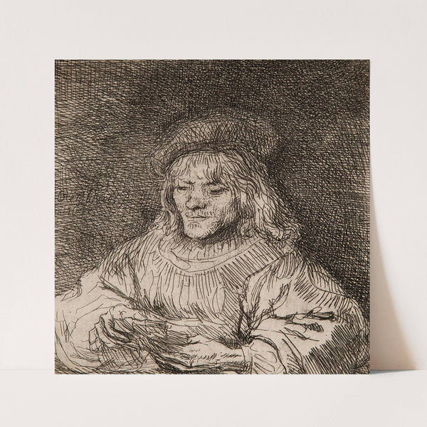 The card player by Rembrandt van Rijn