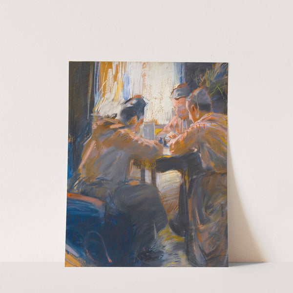 The Card Players by Akseli Gallen-Kallela