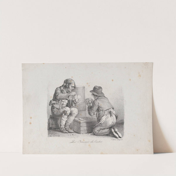 The Card Players (1822) by Louis Léopold Boilly