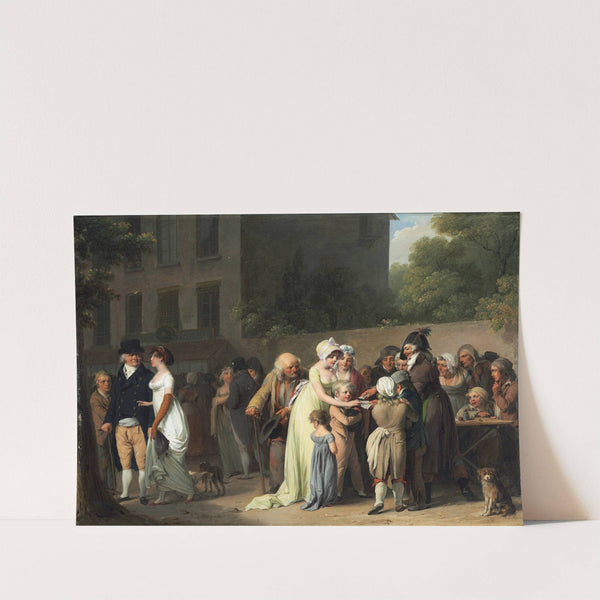 The Card Sharp on the Boulevard (1806) by Louis Léopold Boilly