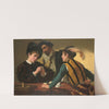 The Cardsharps by Caravaggio