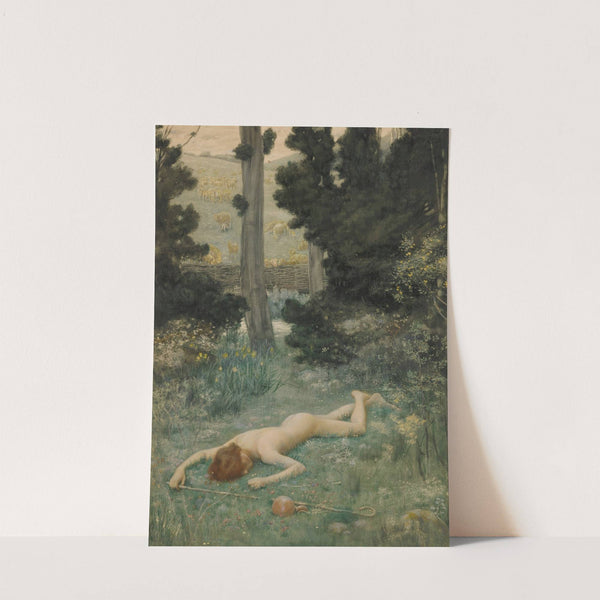 The Careless Shepherd by Edward Robert Hughes