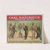 The Carl Hagenbeck greater shows. Hindu bear hunters and animals trainers (1906) by Courier Litho. Co.
