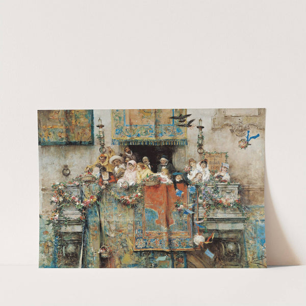 The Carnival In Rome by José Benlliure y Gil