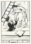 The carpenter came
