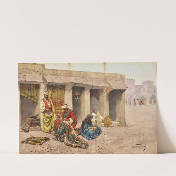 The Carpet Mender by Giulio Rosati