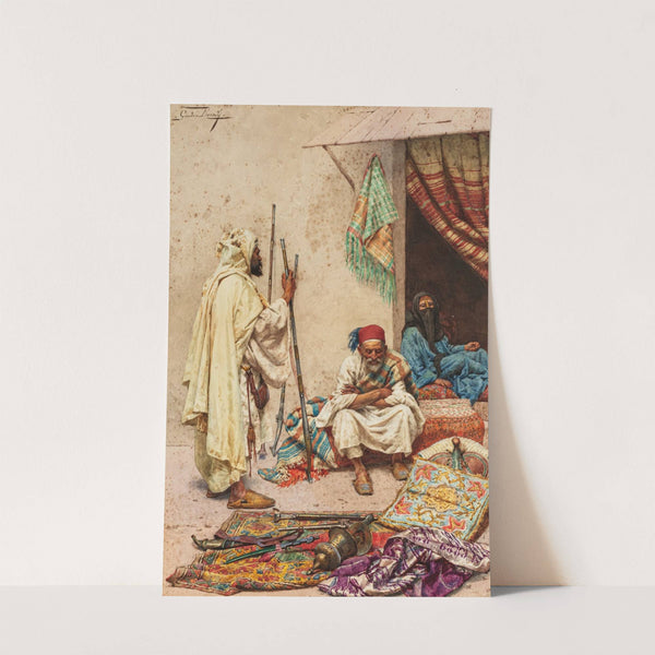 The Carpet Merchant by Giulio Rosati