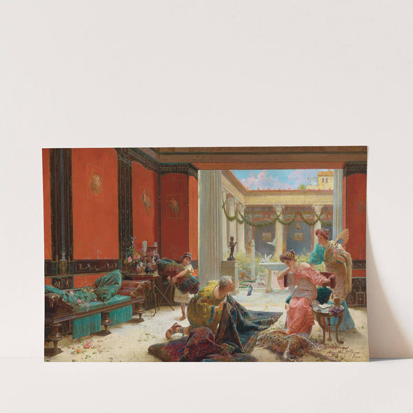 The Carpet Seller by Ettore Forti