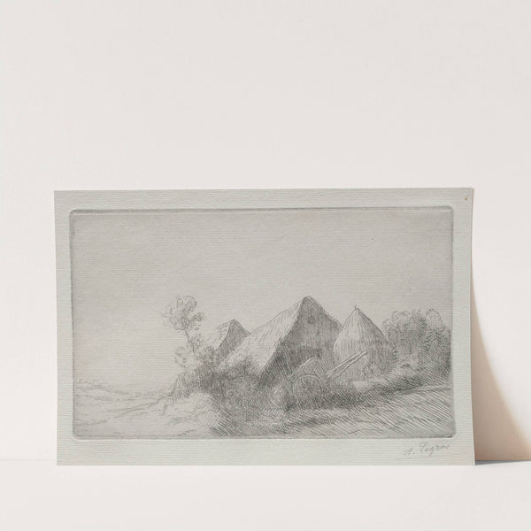 The Cart Shed (c. 1857–1911) by Alphonse Legros