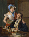 The Cartographer Professor Josef Jüttner and His Wife (1824)