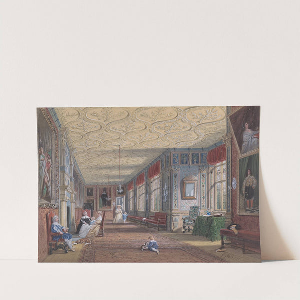 The Cartoon Gallery, Knole, Kent (1871) by Joseph Nash