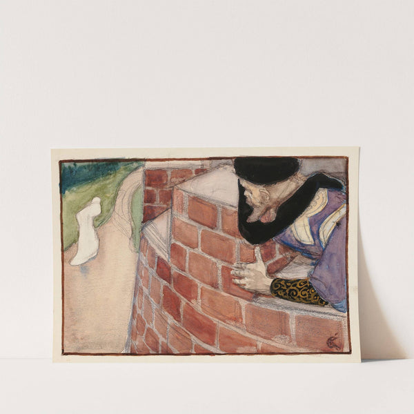 The Castle Lord Spying On His Daughter by Akseli Gallen-Kallela