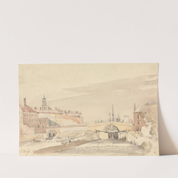 The Castle Mills Bridge, York by Thomas Shotter Boys