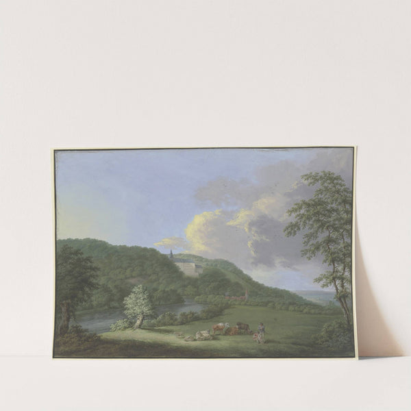 The castle near Gera by Johann Albrecht Friedrich Rauscher