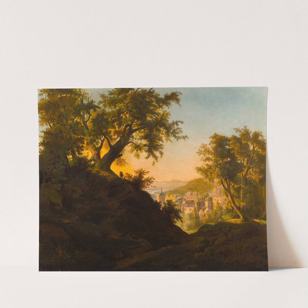 The Castle of Heidelberg (1852) by Charles Ferdinand Wimar