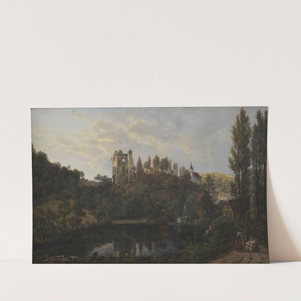 The Castle Ruin at Tharandt (1819) by Johan Christian Dahl