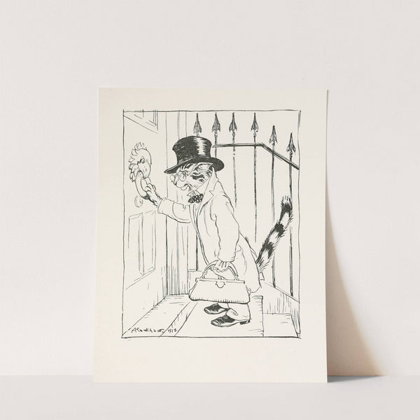 The Cat and the Birds (1912) by Arthur Rackham