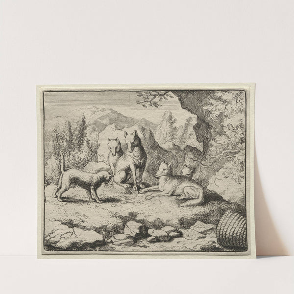 The Cat Calls Reynard to Court (1650–1675) by Allaert van Everdingen