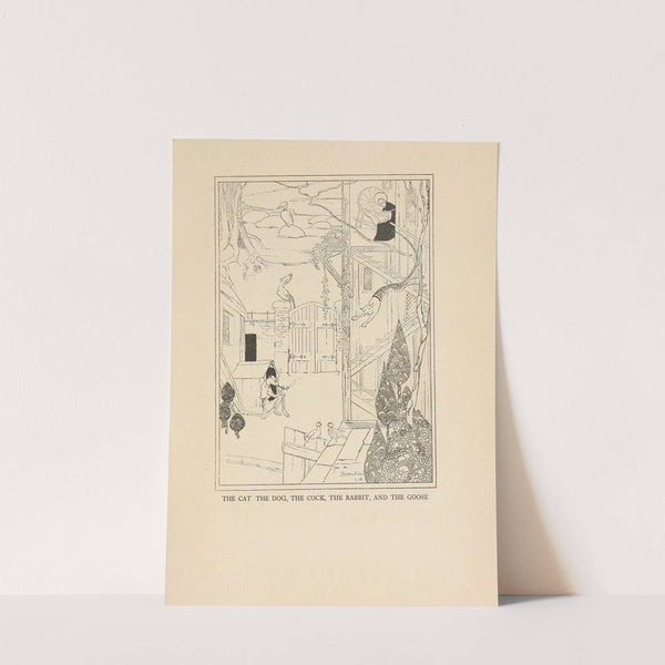 The Cat, the Dog, the Cock, the Rabbit, and the Goose by Jean de Bosschère