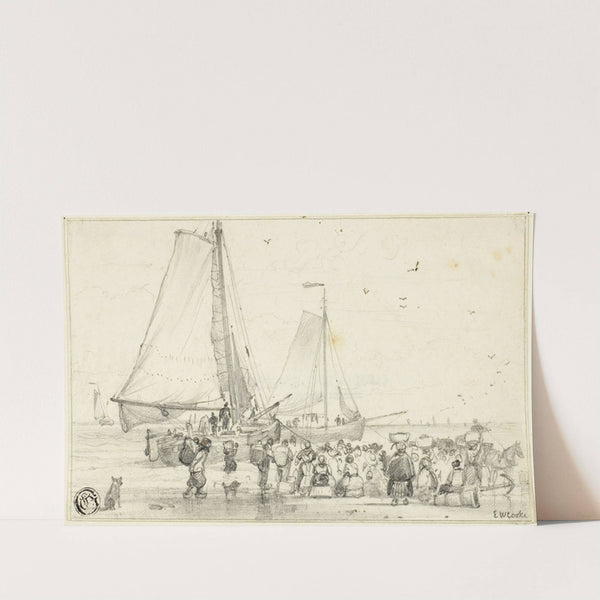 The Catch Coming In by Edward William Cooke