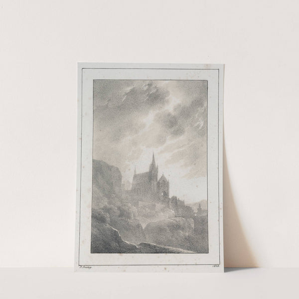 The Cathedral (1818) by Jean-Baptiste Isabey