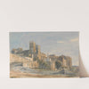 The Cathedral and Palace of the Popes, Avignon by Thomas Hartley Cromek