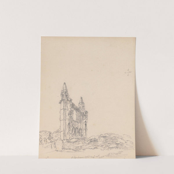 The Cathedral of St. Andrews, Scotland by James Moore