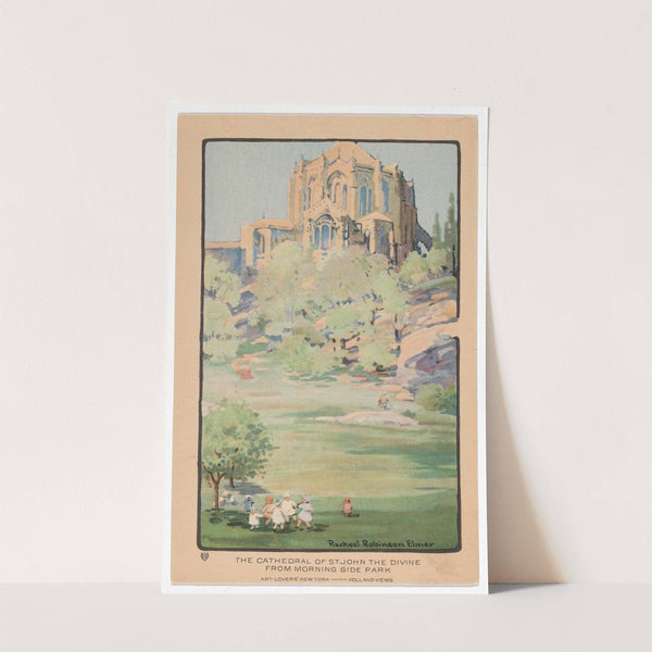 The Cathedral of St. John the Divine from Morningside Park by Rachael Robinson Elmer