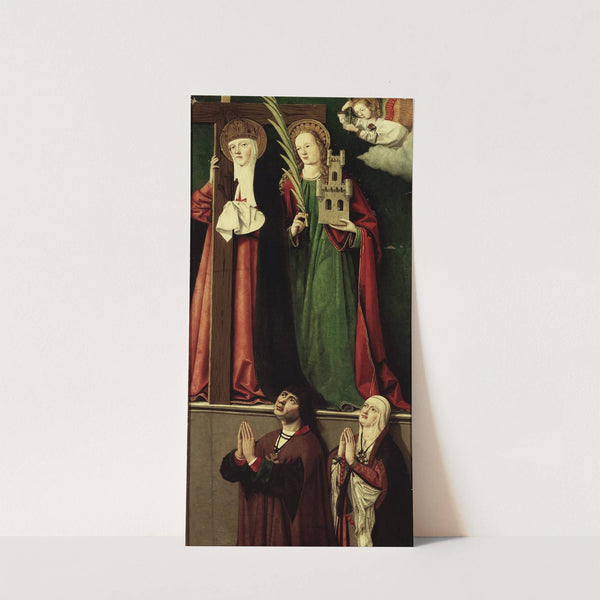 The Catholic Kings with Santa Elena and Santa Bárbara (1485) by Master of Manzanillo