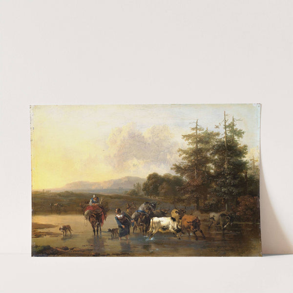 The Cattle Herd by Nicolaes Pietersz. Berchem