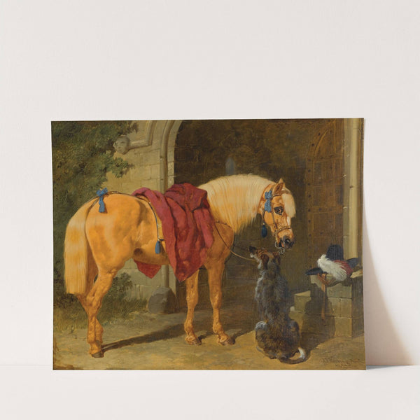 The Cavalier's Charger by John Frederick Herring Snr.