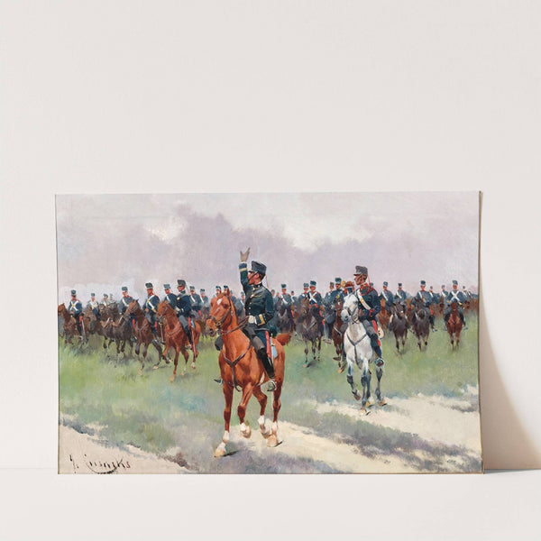 The Cavalry Approaches by José Cusachs